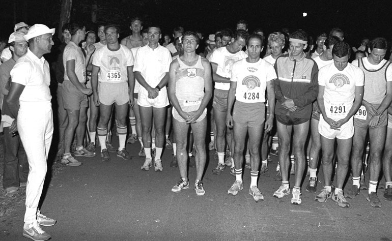 Start of 50 mile race 1981 Photo by Bhashwar